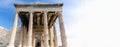 Erechtheion temple Acropolis panoramic Royalty Free Stock Photo