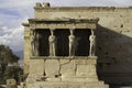 Caryatids in Erechtheum, Acropolis,Athens,Greece Royalty Free Stock Photo