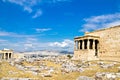 Caryatids Erechtheum, Acropolis, Athens, Greece Royalty Free Stock Photo