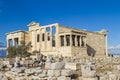 Caryatids in Erechtheum Royalty Free Stock Photo