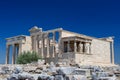 Caryatids at Porch of the Erechtheion, Acropolis Royalty Free Stock Photo