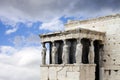 Caryatids, Temple of Erechtheum, Acropolis, Athens Royalty Free Stock Photo