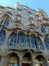 Casa BatllÃ³ of Antoni Gaudi , Paseo de Gracia, Barcelona, Spain.