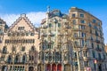 Casa Batllo and Casa Ametller Facad Royalty Free Stock Photo