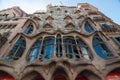 Casa Batllo - House of Bones by Antonio Gaudi Royalty Free Stock Photo