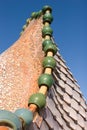 Casa Batllo - Roof Royalty Free Stock Photo