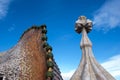 Casa Battlo - roof detail Royalty Free Stock Photo