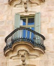 Casa Calvet Window Detail Royalty Free Stock Photo