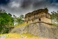 The Casa Colorada The red house. Chichen Itza archaeological site. Architecture of ancient maya civilization. Travel photo or w Royalty Free Stock Photo