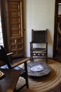 Casa de Cervantes. Memorial House interior from Valladolid City in Spain