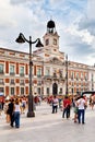 Casa de Correos in Puerta del Sol, Madrid Royalty Free Stock Photo