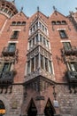 The Casa de les Punxes or Casa Terradas, designed by the Modernista architect Josep Puig i Cadafalch, Barcelona