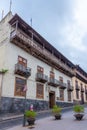 Casa de los Balcones in the old town at La Orotava, Tenerife, Canary islands, Spain