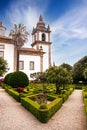 Casa de Mateus or Solar de Mateus palace, Vila Real district, Portugal. It gives the name to the famous Mateus RosÃÂ© wine brand. Royalty Free Stock Photo