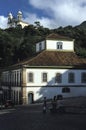 Casa dos Contos and Saint Francis church in Ouro Preto, Brazil.