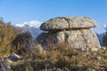 Casa Encantada Dolmen in Senterada, Catalonia Royalty Free Stock Photo