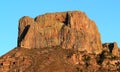 Casa Grande Peak in the Chisos Mountains in Big Bend National Park in Texas Royalty Free Stock Photo