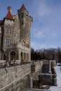 Casa Loma, castle in Toronto, Canada. Royalty Free Stock Photo