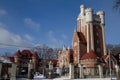 Casa Loma stables and Hunting Lodge near the main Castle Royalty Free Stock Photo