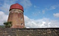 first wind mill, now converted into a house Royalty Free Stock Photo