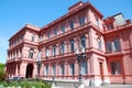 Casa Rosada pink house Buenos Aires Argentina. Royalty Free Stock Photo