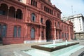 Casa Rosada (pink house) Buenos Aires Argentina.La Casa Rosada Royalty Free Stock Photo