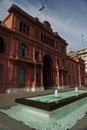 Casa Rosada (pink house) Buenos Aires Argentina.La Casa Rosada Royalty Free Stock Photo