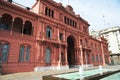 Casa Rosada (pink house) Buenos Aires Argentina.La Casa Rosada Royalty Free Stock Photo