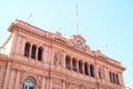 Casa Rosada or the Pink House, Gorgeous Presidential Palace on Plaza de Mayo Square, Buenos Aires, Argentina Royalty Free Stock Photo