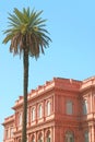 Casa Rosada or the Pink House, a Historical Presidential Palace Located on Plaza de Mayo Square in Buenos Aires, Argentina Royalty Free Stock Photo