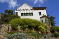 Casa Trias e Domenech in Antoni Gaudi s Park Guell, Barcelona, Spain.