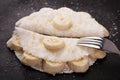 Casabe bammy, beiju, bob, biju - flatbread of cassava tapioca