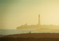 Casablanca Lighthouse during sunrise