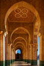 Casablanca mosque inside architecture, Morocco