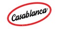 Casablanca rubber stamp