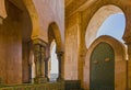 Casablanca mosque inside architecture, Morocco