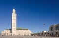 Casablanca mosque, city architecture, Morocco