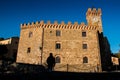 Casaglia, Pisa, Italy - 16 november, 2017: Trekking route in Casaglia, Municipality of Montecatini Val di Cecina