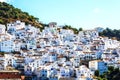Casares Malaga, white village in Andalusian Mountains, Spain Royalty Free Stock Photo