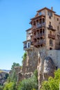 Casas Colgadas - Hanging houses in Cuenca Royalty Free Stock Photo