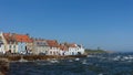 Casas frente al mar en Escocia Royalty Free Stock Photo