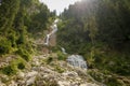 Cascada Cailor. Horses Waterfall, the tallest waterfall in Romania. Royalty Free Stock Photo