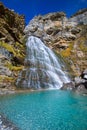 Cascada Cola de Caballo at Ordesa Valley Pyrenees Spain