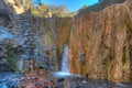 Cascada de Los Colores at caldera de Taburiente at La Palma, Canary islands, Spain