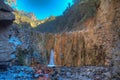 Cascada de Los Colores at caldera de Taburiente at La Palma, Canary islands, Spain