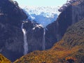 Ventisquero Colgante - the hanging glacier in Queulat National park, Chile