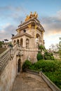 Cascada del Parc de la Ciutadella in Barcelona, Spain