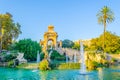 cascada monumental fountain in the ciutadella park Barcelona, Spain....IMAGE Royalty Free Stock Photo