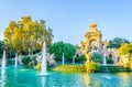 cascada monumental fountain in the ciutadella park Barcelona, Spain....IMAGE Royalty Free Stock Photo