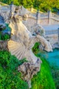 cascada monumental fountain in the ciutadella park Barcelona, Spain....IMAGE Royalty Free Stock Photo